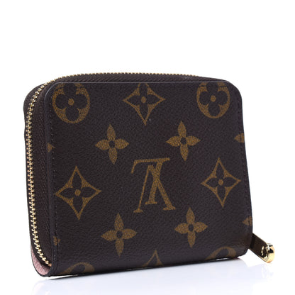 Louis Vuitton Monogram 2020 Christmas Animation Big Wheel Zippy Coin Purse Rose Ballerine 2 of 4