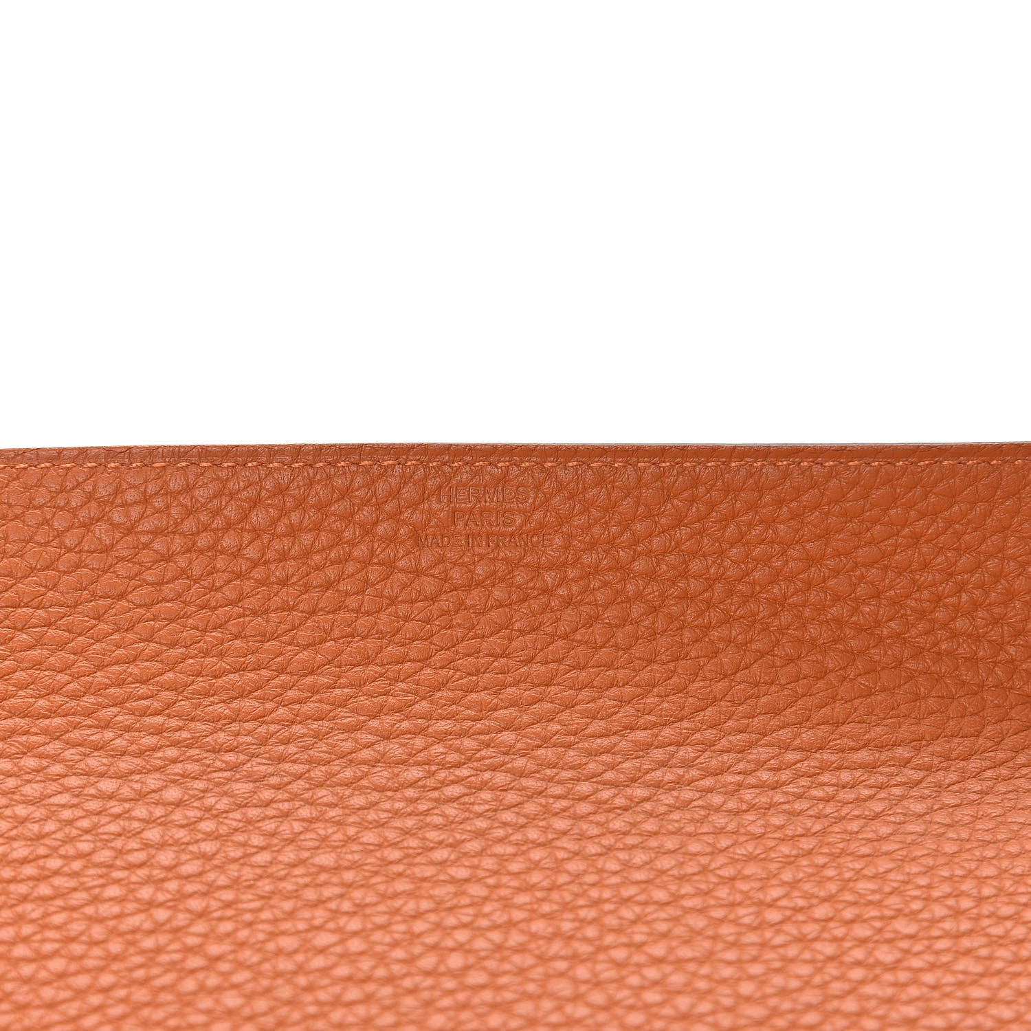 Hermes Taurillon Clemence Mises et Relances Change Tray Potiron 6 of 8