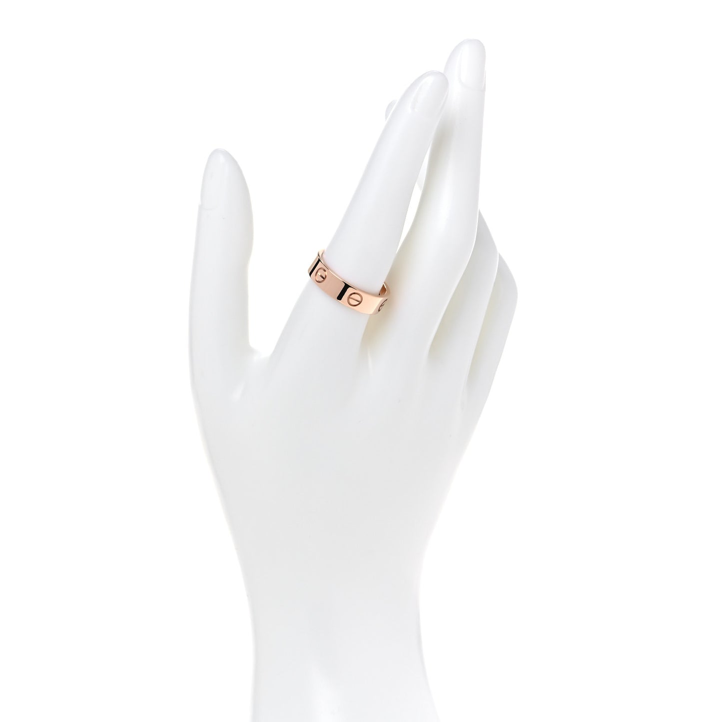 18K Pink Gold 5.5mm LOVE Ring 60 9