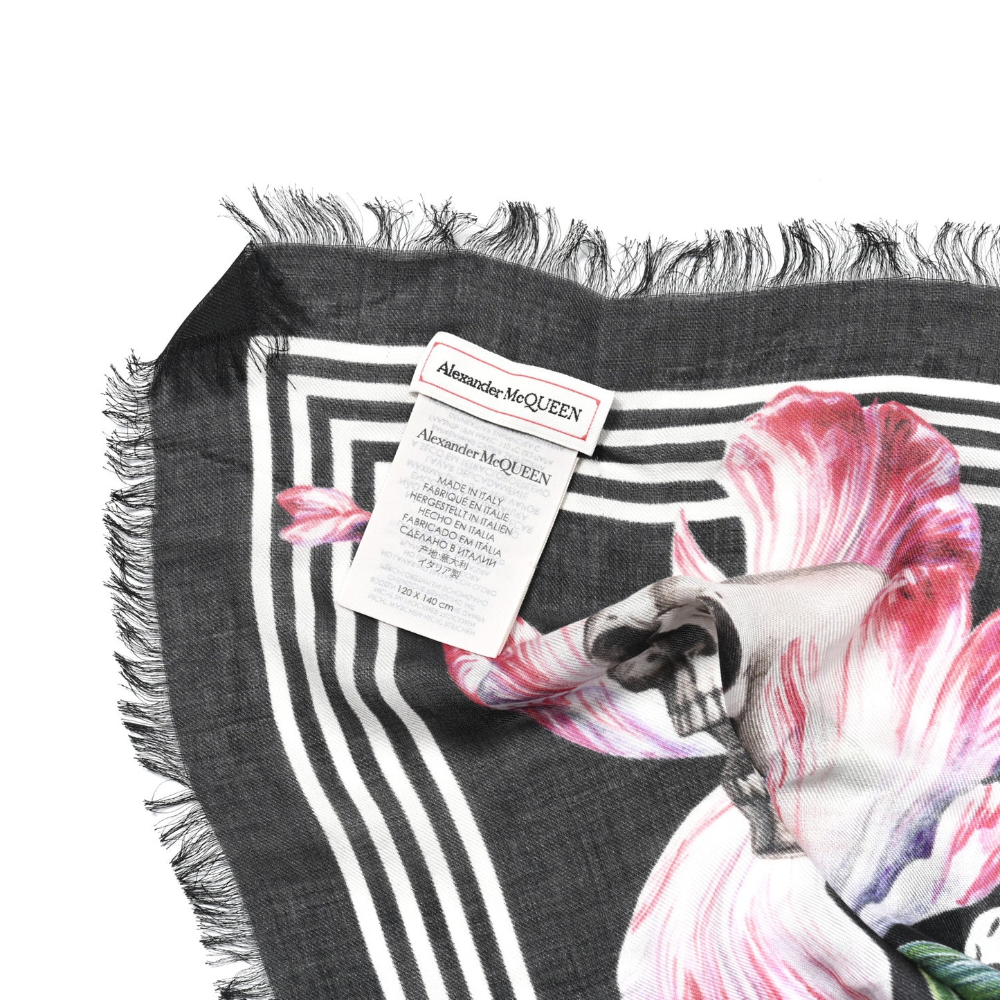 Modal Skull Logo Scarf Multicolor