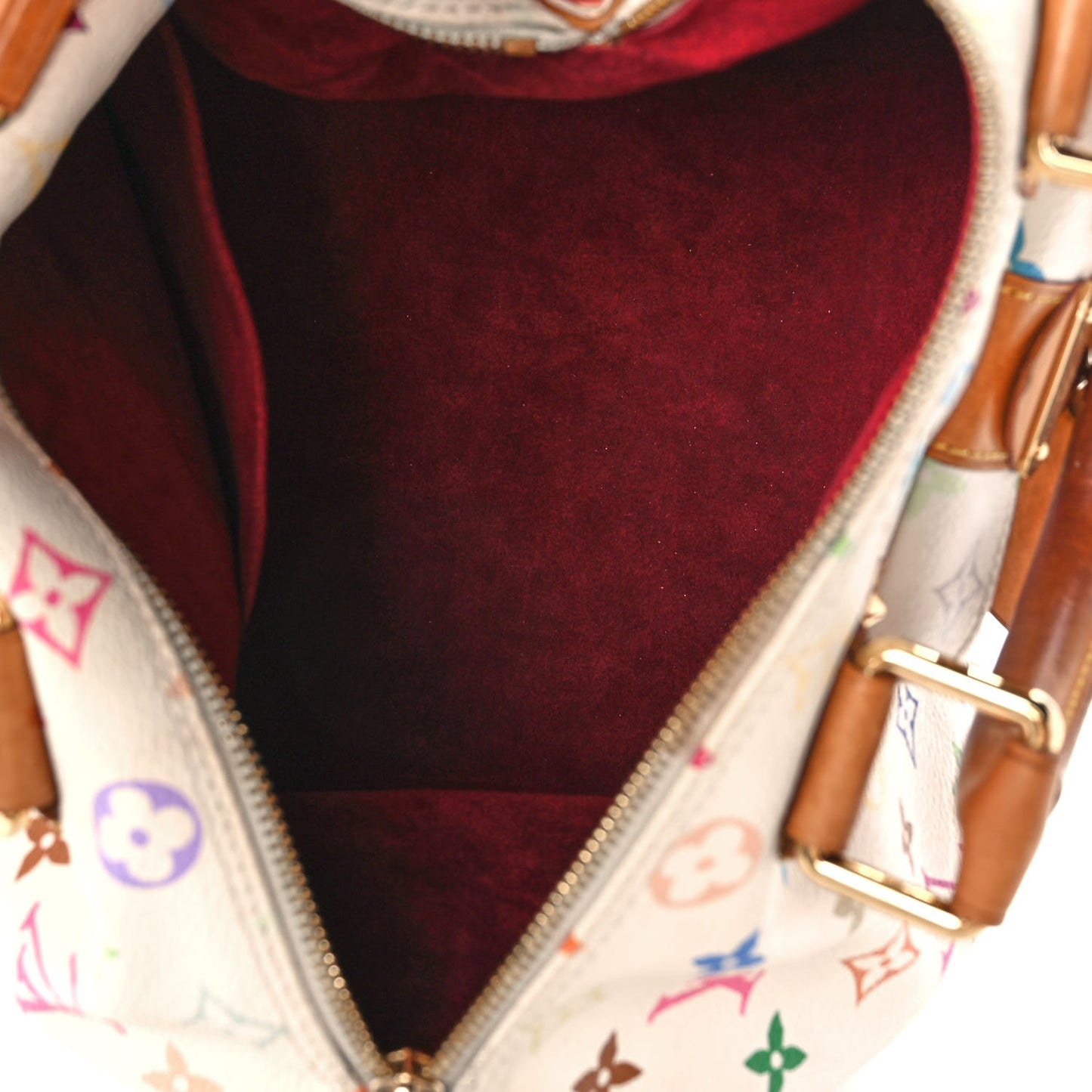 Monogram Multicolor Speedy 30 White