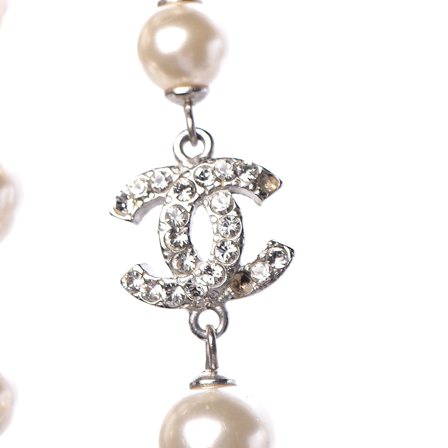 Chanel Pearl CC Star Long Necklace Gold 7 of 12