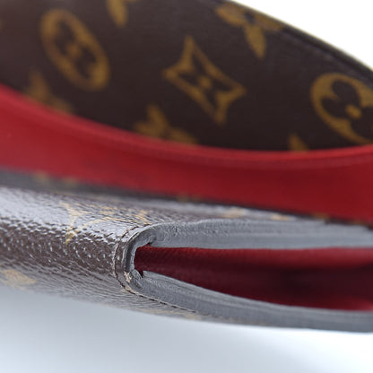Louis Vuitton Monogram Emilie Wallet Red 8 of 9