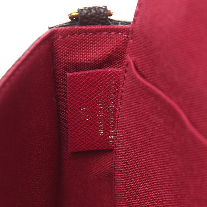 Louis Vuitton Monogram Pochette Felicie Chain Wallet Fuchsia 7 of 12