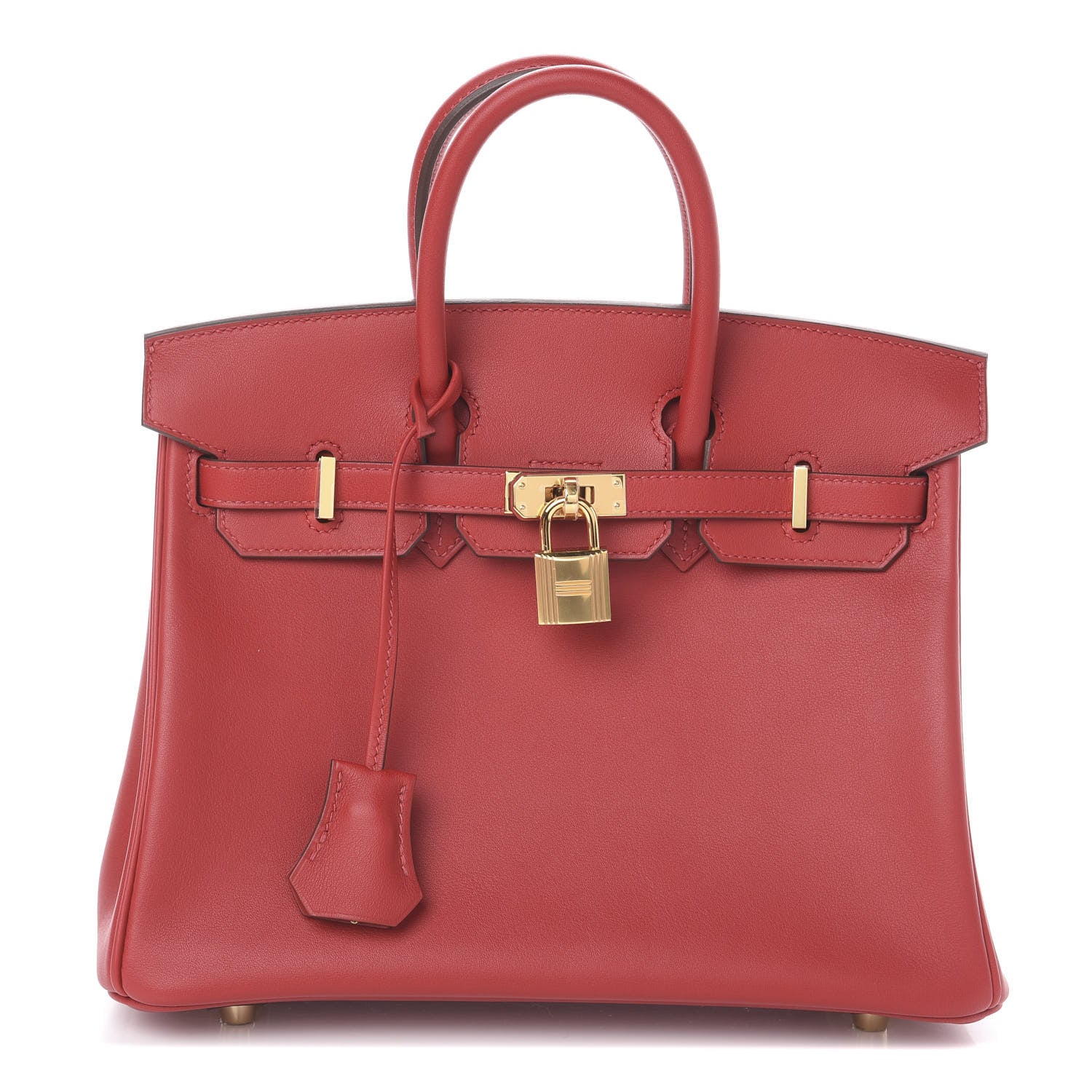 Hermes Swift Birkin 25 Rouge De Coeur 1 of 29