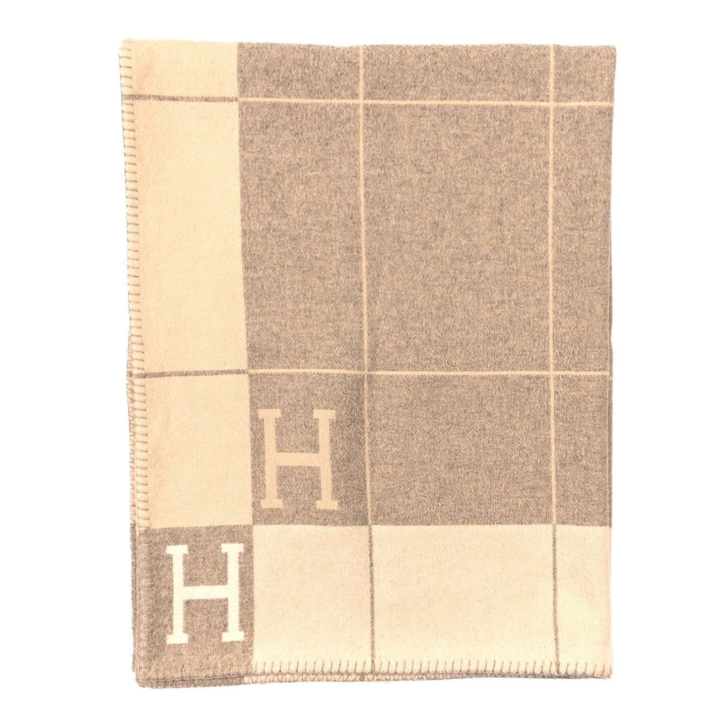 Wool Cashmere Avalon III Blanket Coco Camomille