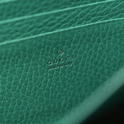 Gucci Calfskin Mini Dionysus Chain Wallet Emerald 6 of 10