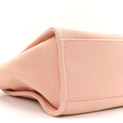 Chanel Mixed Fibers Small Deauville Tote Pink 10 of 11