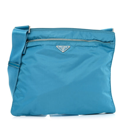 Prada Nylon Vela Flat Messenger Bag Voyage 1 of 11