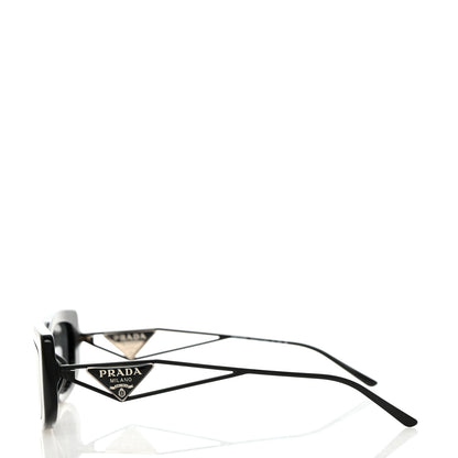 Prada Acetate Sunglasses SPR 14Y Black Slate Gray 3 of 9