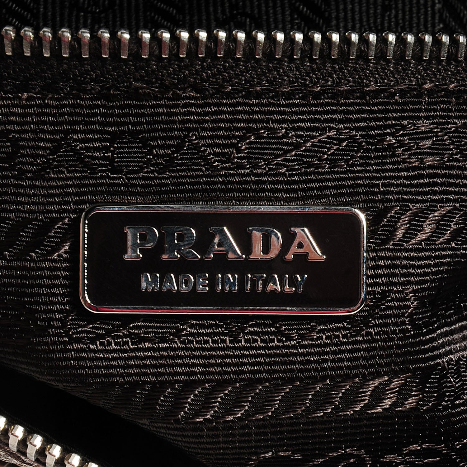 Prada Calf Hair Zebra Print Shoulder Bag White Moro 6 of 7