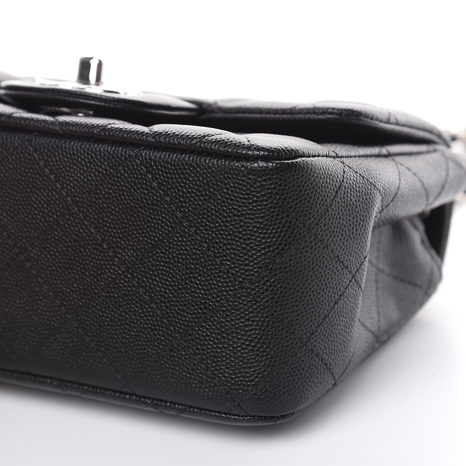 Chanel Caviar Quilted Mini Square Flap Black 9 of 9