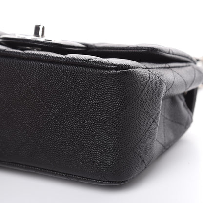 Chanel Caviar Quilted Mini Square Flap Black 9 of 9