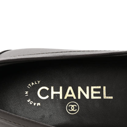 Chanel Lambskin Quilted CC Turnlock Loafers 38.5 Dark Brown 8 of 10