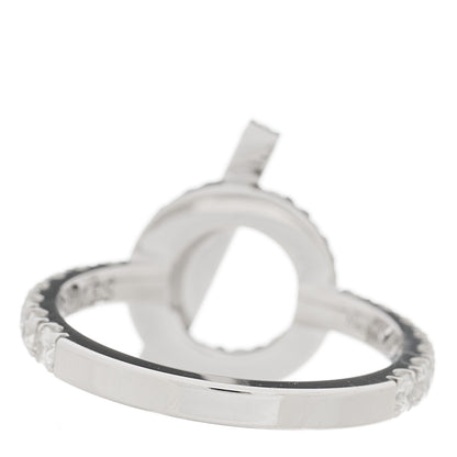 Hermes 18K White Gold Diamond Finesse Ring 49 5 4 of 7