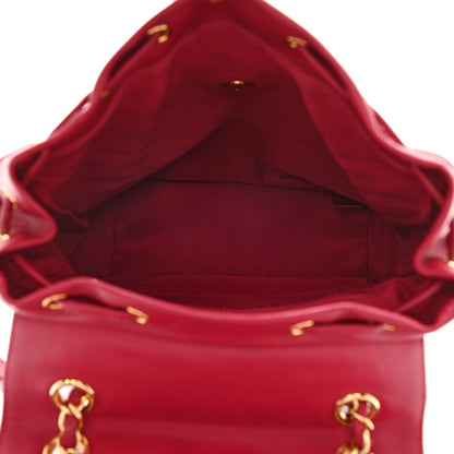 Chanel Calfskin Chevron Quilted Small Urban Spirit Backpack Dark Pink 5 of 9