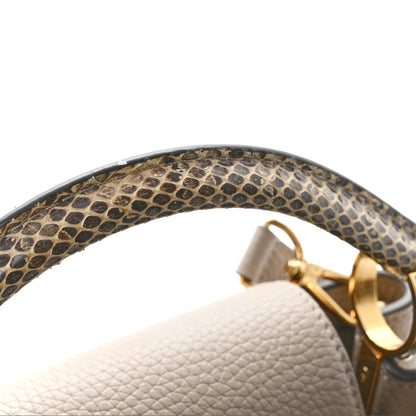 Louis Vuitton Taurillon Ayers Capucines BB Galet 11 of 13