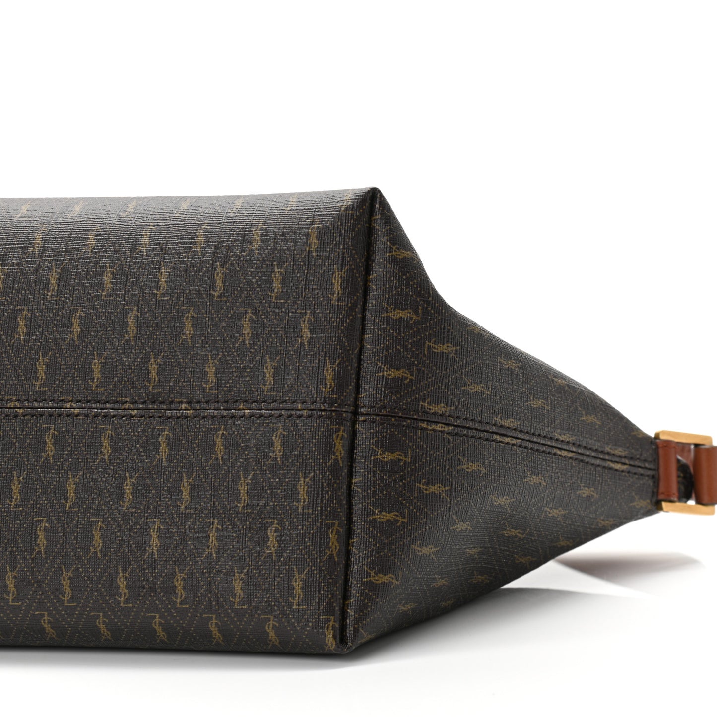 Canvas Smooth Calfskin Le Monogramme Crossbody Bag Chestnut