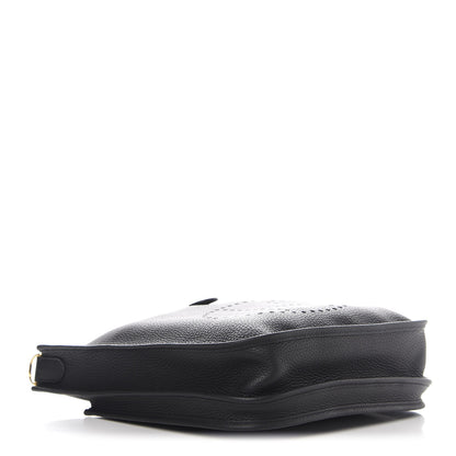 Hermes Taurillon Clemence Evelyne III PM Black 4 of 11