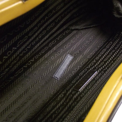 Prada Leather Clutch Bag Tan 7 of 10