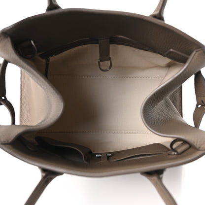 The Row Matte Grained Calfskin Soft Margaux 12 Smoked Taupe 5 of 9
