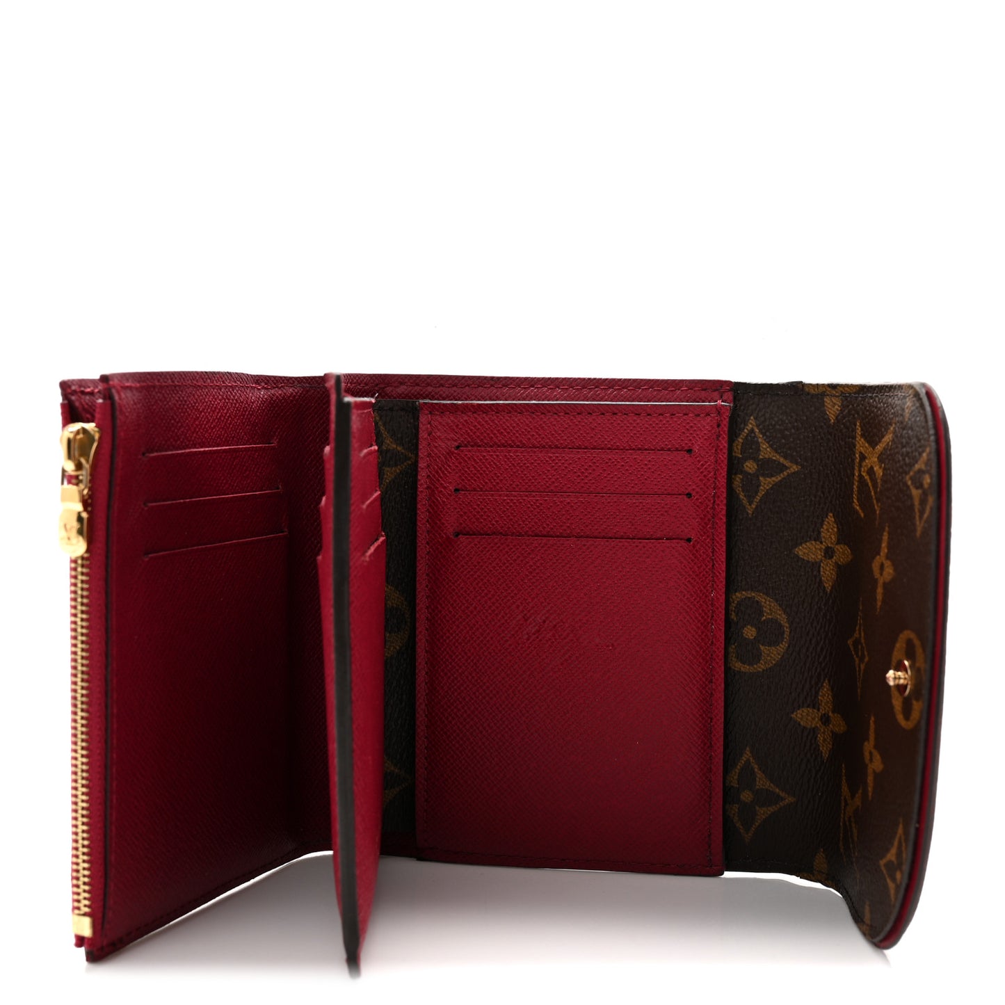 Monogram Ariane Compact Wallet Fuchsia