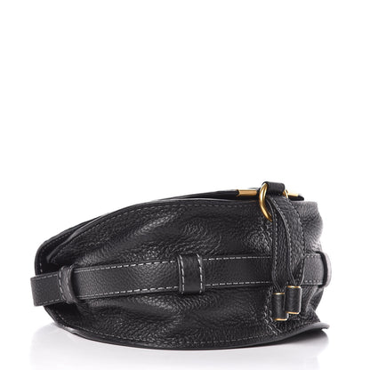 Chloe Calfskin Mini Marcie Round Crossbody Bag Black 4 of 10