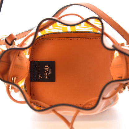 Fendi TPU FF Vitello Grace F is Fendi Mini Mon Tresor Bucket Bag Aranciata 5 of 10