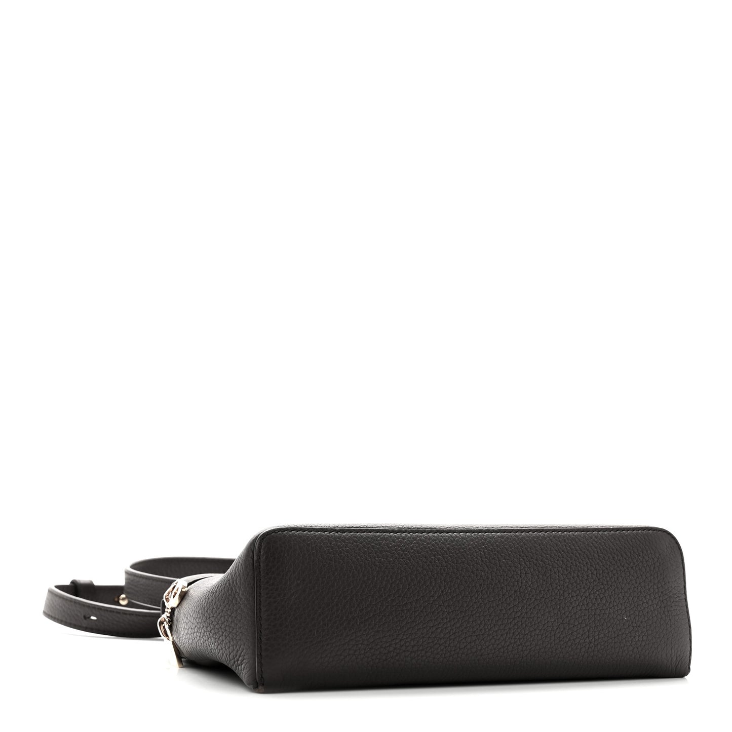 Grained Calfskin L19 Extra Pocket Pouch Dark Chocolate Liquorice