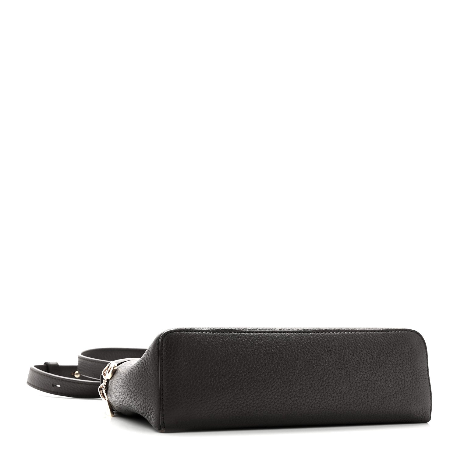 Loro Piana Grained Calfskin L19 Extra Pocket Pouch Dark Chocolate Liquorice 4 of 10