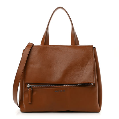Givenchy Grained Calfskin Medium Pandora Pure Flap Bag Tan 1 of 15
