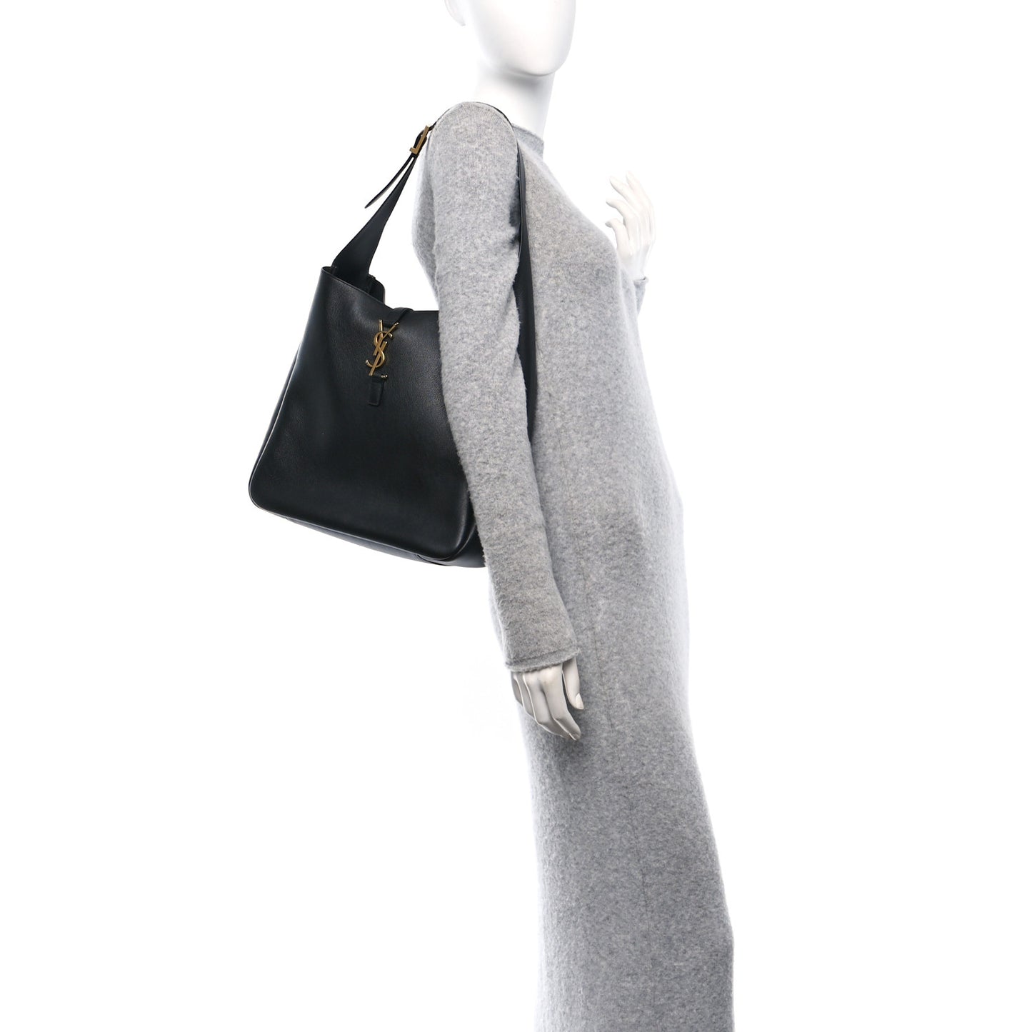 Smooth Calfskin Large Le 5 A 7 Soft Hobo Black