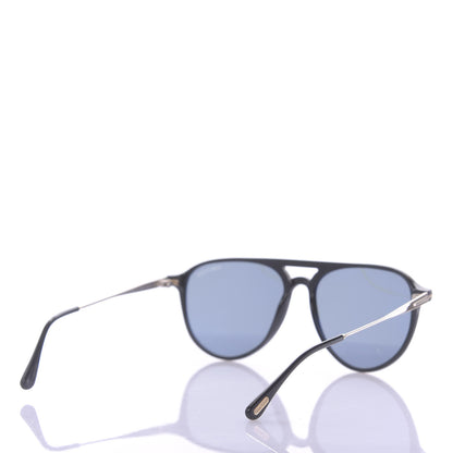 Tom Ford Carlo Aviator Sunglasses TF587 Black 4 of 7