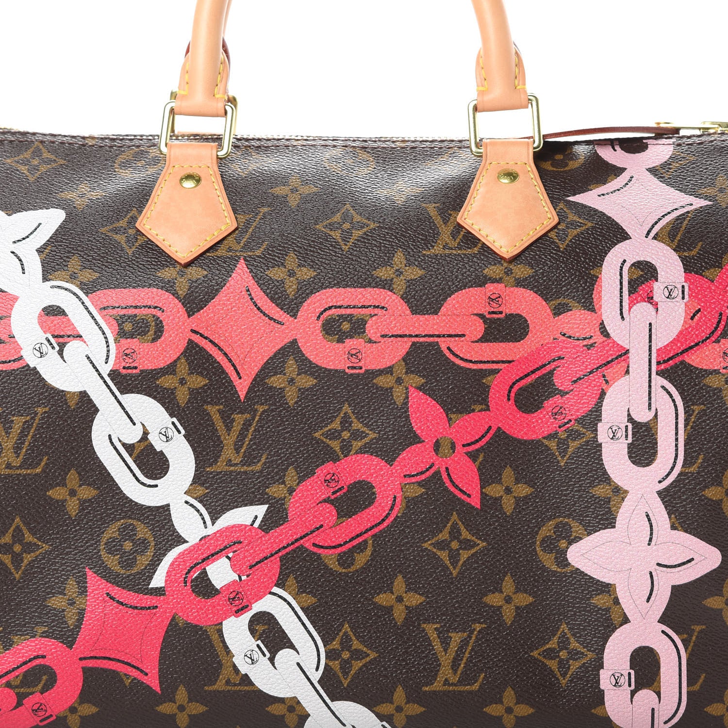Louis Vuitton Monogram Bay Speedy 30 Rose Ballerine Poppy 8 of 16