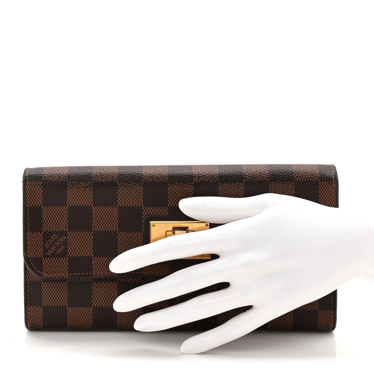 Louis Vuitton Damier Ebene Rosebery Wallet 2 of 8