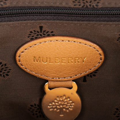 Mulberry Glossy Goatskin Small Del Rey Satchel Fudge 6 of 7