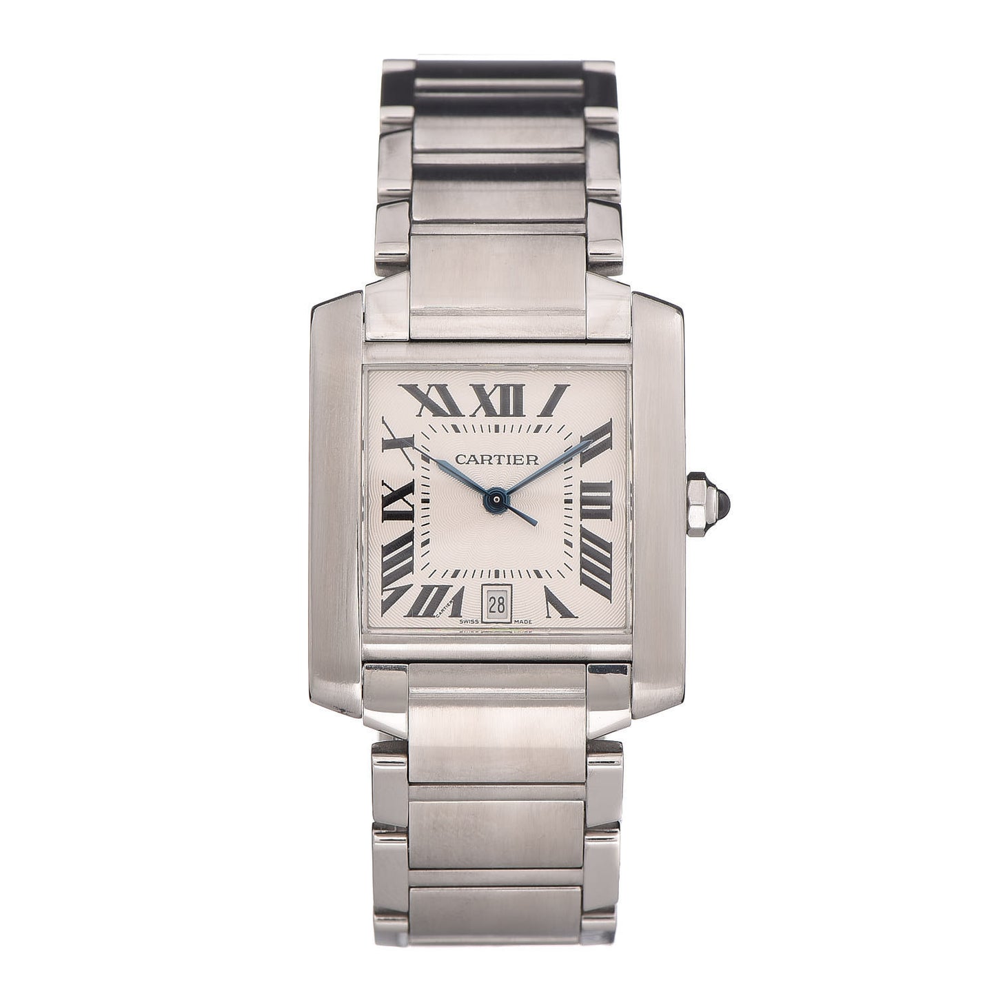 Stainless Steel 28mm Tank Francaise Automatic Watch