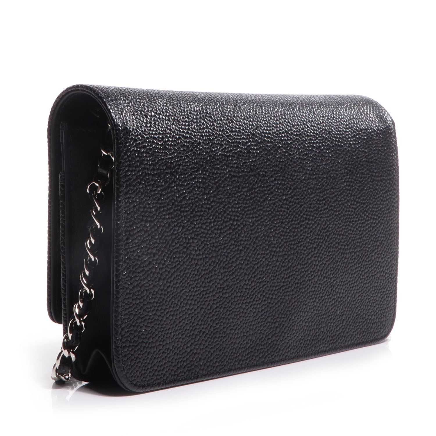 Chanel Caviar Timeless CC Wallet on Chain WOC Black 3 of 7