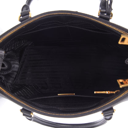 Prada Saffiano Medium Galleria Double Zip Tote Black 6 of 13