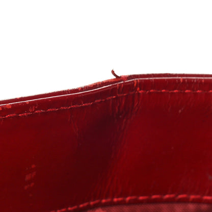 Chanel Patent Chocolate Bar CC Tote Red 15 of 17