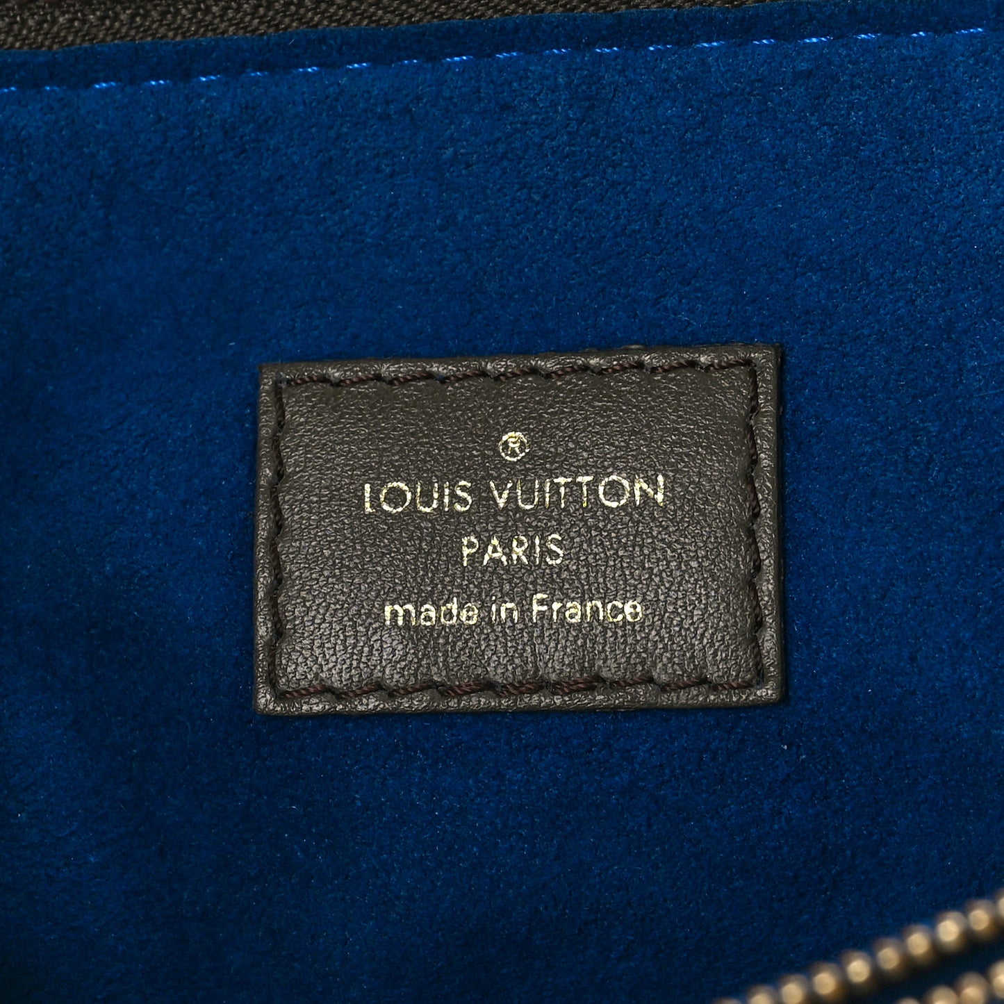 Lambskin Embossed Monogram Coussin MM Khaki