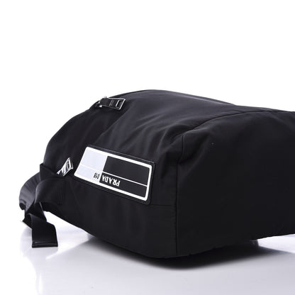 Prada Tessuto Nylon Flat Messenger Bag Black 5 of 9