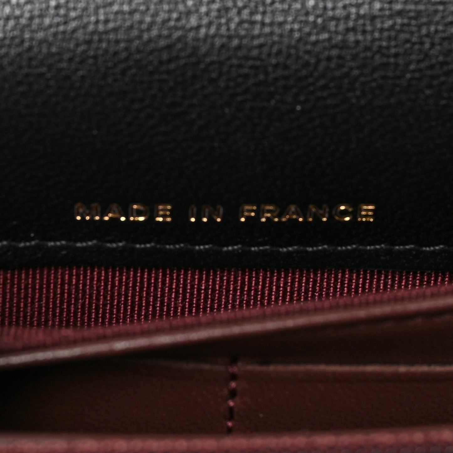 Lambskin Quilted Large Gusset Flap Wallet Black