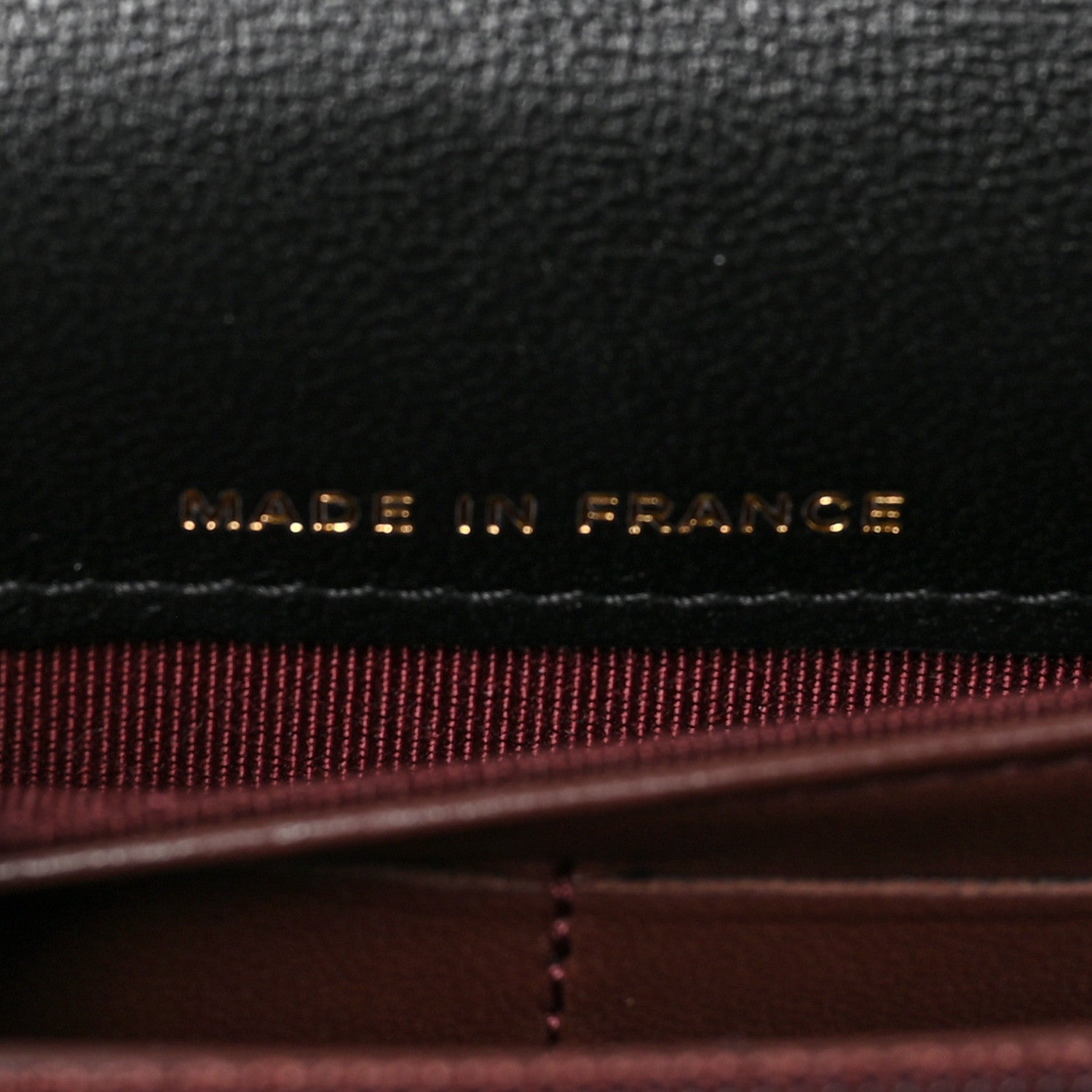 Chanel Lambskin Quilted Large Gusset Flap Wallet Black 7 of 7