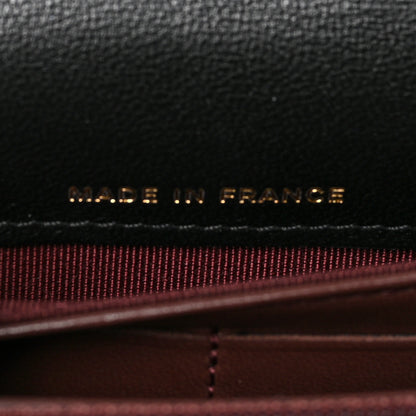 Chanel Lambskin Quilted Large Gusset Flap Wallet Black 7 of 7