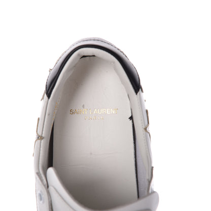 Saint Laurent Nappa Star Court Sneakers 37 Off White 9 of 11