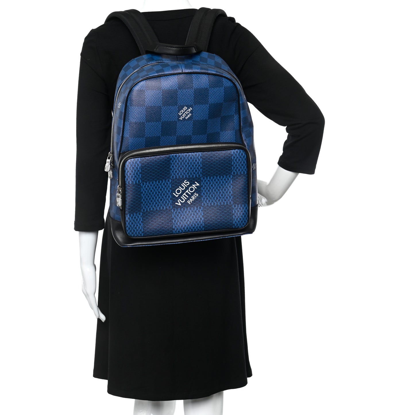 Damier Graphite 3D Campus Backpack Navy