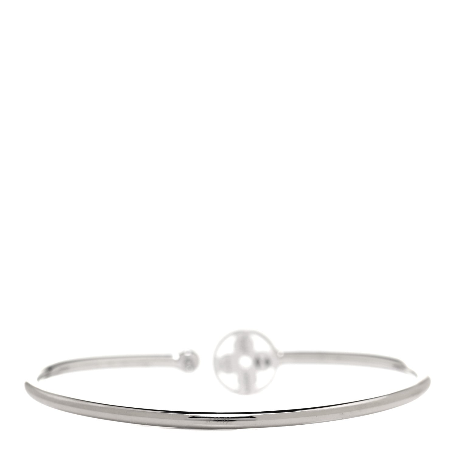 Louis Vuitton 18K White Gold Diamond Idylle Blossom Twist Bracelet 3 of 5