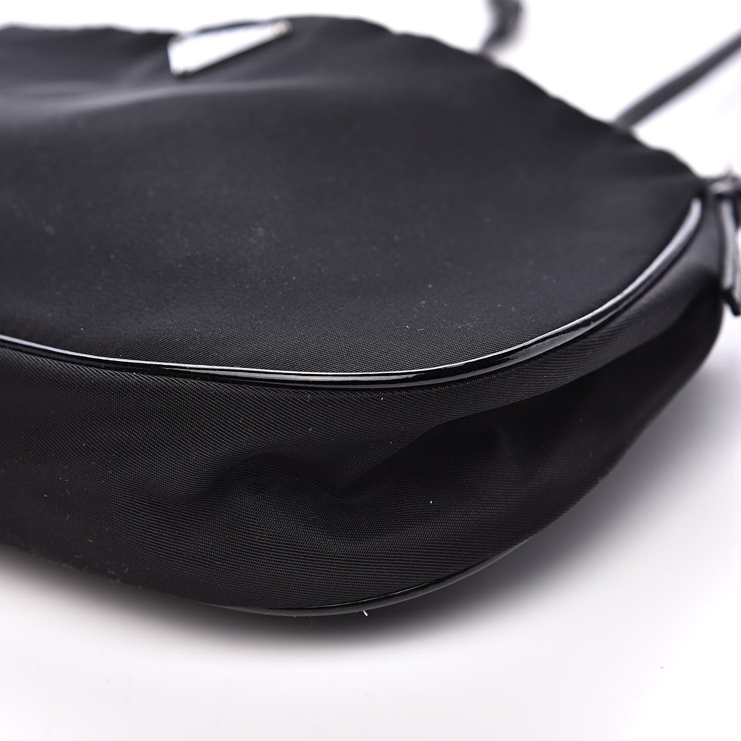 Prada Tessuto Nylon Pochette Bag Black 8 of 10