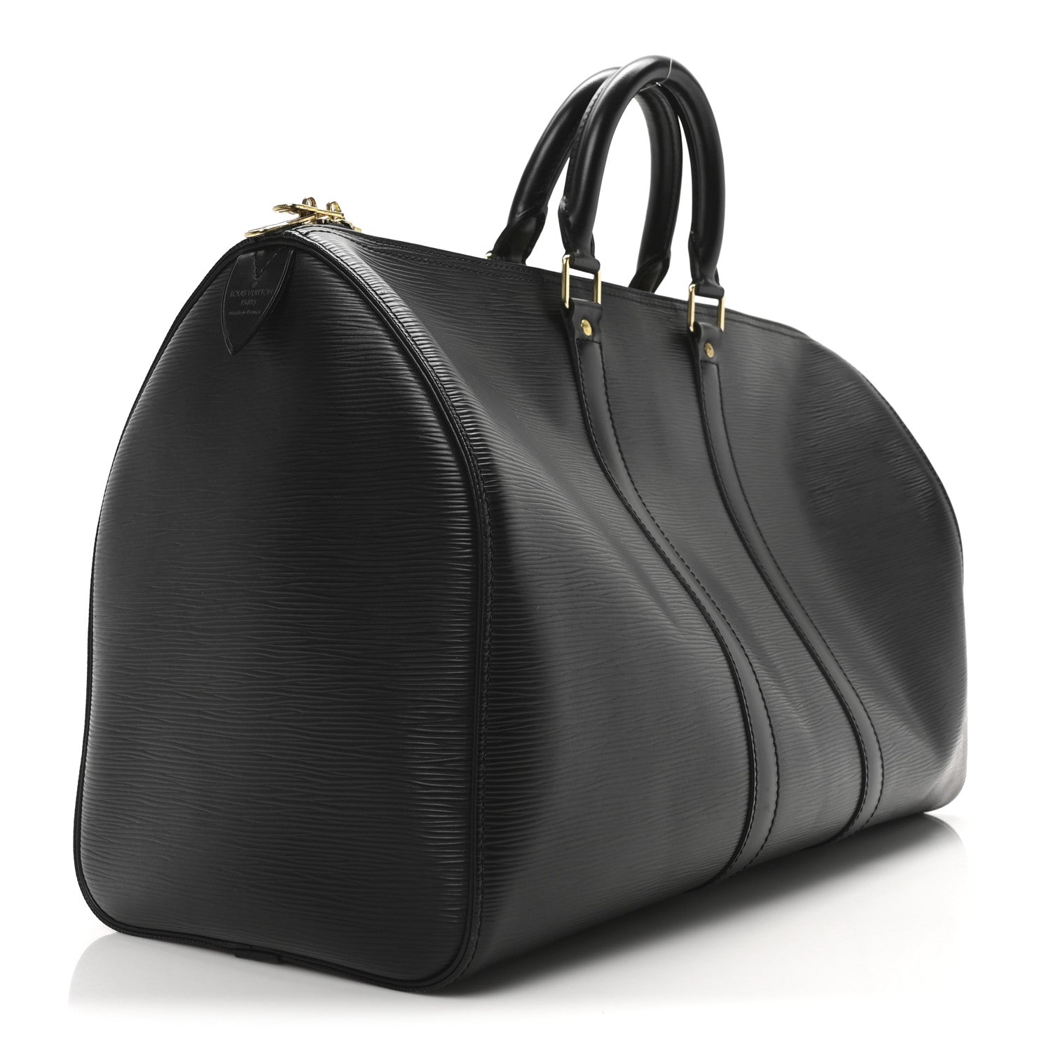 Louis Vuitton Epi Keepall 45 Black 4 of 17